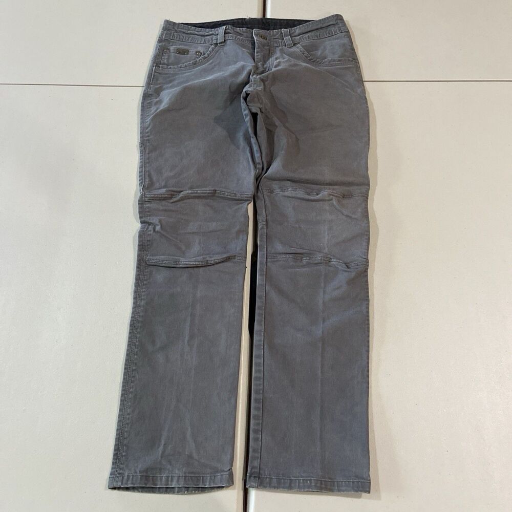 Kuhl Free Rebel Pants Men 33x32 Gray Outdoor Hiking Vintage Patina Dye